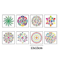 32 pièces Mandala pointage outils pochoir ensemble boule stylet contour brosse plateau peinture pour toile roches artisanat dessin avec boîte de pas cher