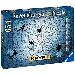 Ravensburger Krypt Silver Défi de puzzle vierge 654 pièces pour adultes – Chaque pièce est unique, la technologie Softclick signifie que les pièces s'emboîtent parfaitement