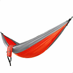 Hamac Suspendu Aktive Rouge Gris 300 x 0,5 x 140 cm (4 Unités)