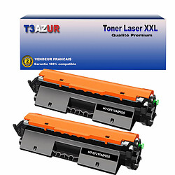 T3AZUR - 2 x Toners compatibles avec Canon 047 pour Canon LBP-112, LBP-113w, MF-112, MF-113w Noir - 1 600p