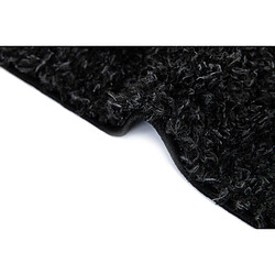 Hadorn Tapis shaggy 185x125 noir Thun Tribus pas cher