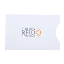 Eko Lot de 5 Pochettes de Protection pour Cartes Bancaires Anti-RFID Blanc 