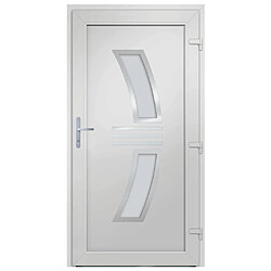 Avis vidaXL Porte d'entrée anthracite 88x200 cm PVC