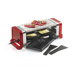 Appareil à raclette 2 personnes 350w rouge - gr202-350r - KITCHEN CHEF