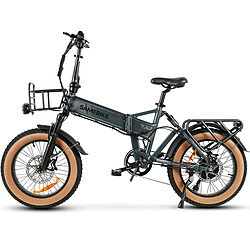 SAMEBIKE XWLX09-II Vélo électrique - moteur 1000W batterie 48V15AH autonomie 65KM frein à disque hydraulique - Gris 