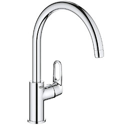 Grohe - Mitigeur d'évier chromé 360° saillie 223mm BauFlow - 31538001 