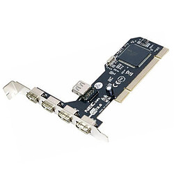 Carte 4+1x USB 2.0 LOGILINK NEC PC0041 PCI - Occasion