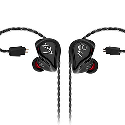 GUPBOO Nouveau KZ ZS3 1DD Hifi Sport Casque In-Ear Pilote Dynamique Casque Antibruit avec Micro Câble de Remplacement AS10 BA10 ES4