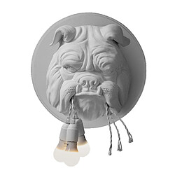 Universal Tête d'animal nordique lampe murale salon salle à manger apprentissage chambre créative designer bulldog lampe murale lampes LED 