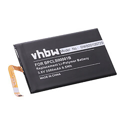 vhbw Li-Polymer Batterie 2500mAh (3.8V) pour téléphone portable, smartphone Blackberry Classic, Classic 4G, Kopi, Q20 comme 1ICP4/59/93. 