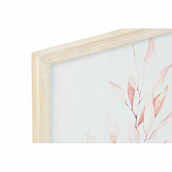 Cadre DKD Home Decor Bois MDF Tropical Feuille d'une plante (48 x 2 x 60 cm) (2 Unités)