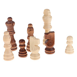 Jeu échecs en bois Jeu société traditionnel Chess pas cher