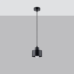 Sollux Lighting Lampe suspendue SAVAR 1 noir