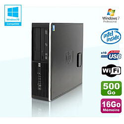 PC HP Compaq Elite 8100 SFF G6950 2,8 GHz 16Go 500Go Wifi Graveur W7 Pro · Occasion 