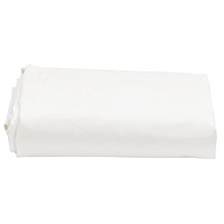 vidaXL Bâche blanc 5x5 m 650 g/m²