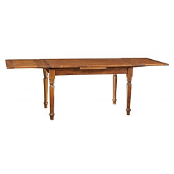 Avis Biscottini Table Rallonge Champêtre En Bois Massif