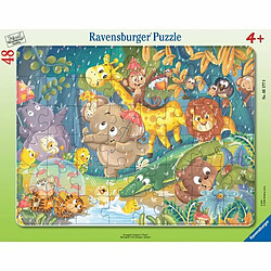 Ludendo Puzzle Cadre 48 Pièces Ravensburger - Il pleut 