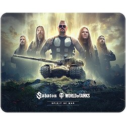 Dark Project WORLD OF TANKS SABATON: SPIRIT OF WAR - Sabaton (Band) tapis de souris gaming (L) 