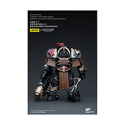 Joy Toy Warhammer The Horus Heresy - Figurine 1/18 Sons of Horus Justaerin Terminator Squad Justaerin Multi-melta et Power MauL 12 cm