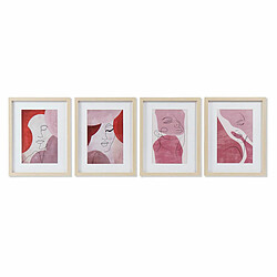 Cadre DKD Home Decor Abstrait (35 x 2 x 45 cm) (4 Unités)