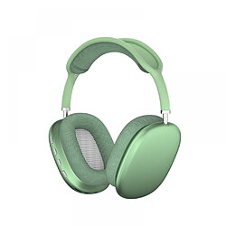 General Casque Bluetooth sur l'oreille 65h de lecture et 6 modes de musique Eq Casque sans fil avec microphone, casque Hifi stéréo pliable léger, bureau à domicile.(vert)