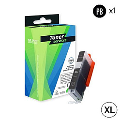 TONER SERVICES Compatible Canon CLI551XL Cartouche Noire photo 6443B001 (C551XLB) 