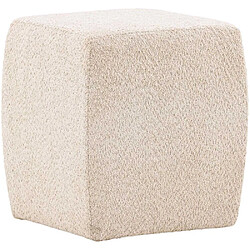 Venture Home Pouf cube en polyester bouclette Neapel.