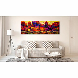 Paris Prix Tableau Imprimé Colourful City Skyline 40 x 120 cm