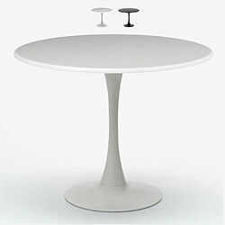 Ahd Amazing Home Design Table ronde style Tulipe 80cm extérieur bar cuisine restaurant Bries