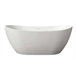 Ambra Baignoire ilot 160 cm en Solid surface - Enola