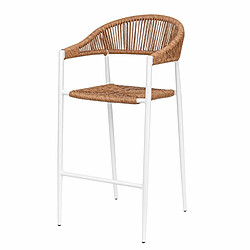 BigBuy Home Tabouret Neska Blanc 56 x 59,5 x 112 cm 