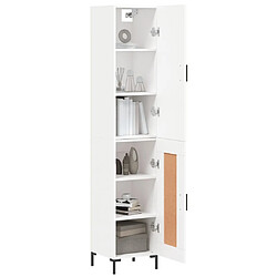 Avis Maison Chic Buffet,Meuble de Rangement,commode pour salon,Cuisine Blanc 34,5x34x180 cm Bois d'ingénierie -MN79163