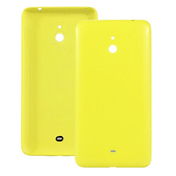 Wewoo Pour Nokia Lumia 1320 Couvercle jaune arrière de la batterie du boîtier + bouton latéral pièce détachée 