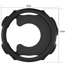 Acheter Wewoo Protection écran Étui de en silicone de montre de couleur solide pour Garmin F235 / F750 noir