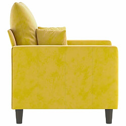 Acheter Maison Chic Fauteuil Relax pour salon | Fauteuil Jaune 60 cm Velours -GKD67553