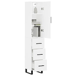 Avis Maison Chic Buffet,Meuble de Rangement,commode pour salon,Cuisine Blanc 34,5x34x180 cm Bois d'ingénierie -MN30558