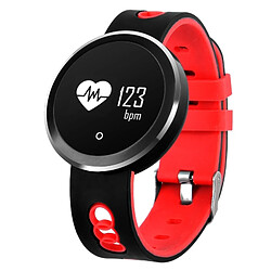 Wewoo Bracelet connecté rouge 0,95 pouces HD OLED écran Bluetooth Smart d'affichage, IP68 imperméable à l'eau, podomètre de / Rappel sédentaire / Moniteur de fréquence cardiaque / de sommeil, Compatible avec Android et iOS Téléphones