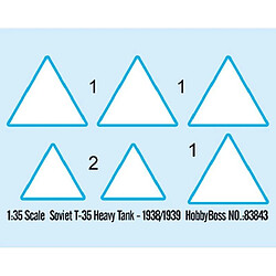 Hobby Boss Maquette Char Soviet T-35 Heavy Tank - 1938/1939