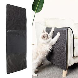 Avis Universal Relâchement de pression protecteur meuble chat scratch maison anti-griffe canapé universel fournitures pour animaux domestiques lavable noir solide tapis de couverture | scratch meuble