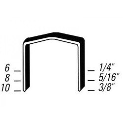 Bostitch Agrafe STCR - H. 6 mm - BOSTITICH - Boîte de 5000 - STCR501906Z