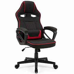 Sense7 SENSE 7 Knight | Siège Gamer Fabric Gaming Chair noir et rouge 