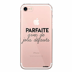 Evetane Coque iPhone 7/8/ iPhone SE 2020 Parfaite Avec De Jolis Défauts souple silicone transparente Coque iPhone 7/8/ iPhone SE 2020/ 2022 silicone transparente Parfaite Avec De Jolis Défauts ultra resistant Protection housse Motif Ecriture Tendance Evetane