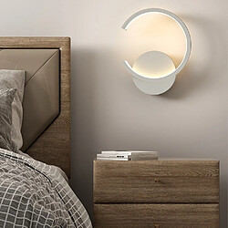 Avis Stoex Applique Murale Led Moderne Applique Murale Minimaliste Lampe Murale Ronde Créative Pour Chambre À Coucher, Bar, Bureau, Étude, Blanc, Blanc Chaud