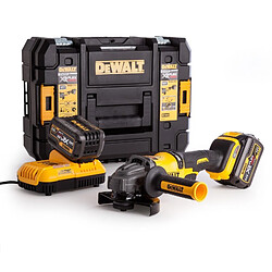 Acheter Meuleuse DEWALT - FLEXVOLT - 54 V XR Ø125 mm - 2 Batteries 54V 6.0Ah, chargeur, coffret - DCG414T2