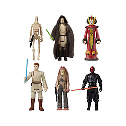 Hasbro Star Wars Episode I Retro Collection - Pack de 6 figurines The Phantom Menace Multipack 10 cm