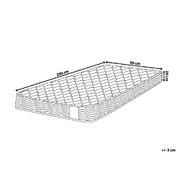 Beliani Matelas à ressorts ensachés équilibré 90 x 200 cm BLISS