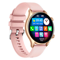 Montre Connectée Tracker Sport et Santé SpO2 Étanche IP67 myPhone Watch EL Rose