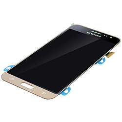 Ecran LCD Galaxy J3 Vitre Tactile Bloc écran original Samsung Or pas cher