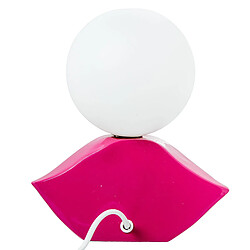 Lampe de bureau Alexandra House Living Rose Acrylique Plastique Mélamine 19 x 23 x 13 cm Lèvres pas cher