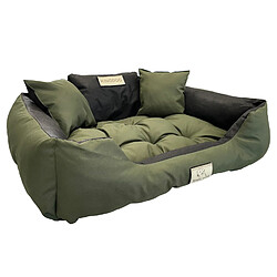 Grand lit pour chien et chat AIO Kingdog 100 x 75 Vert - taille L